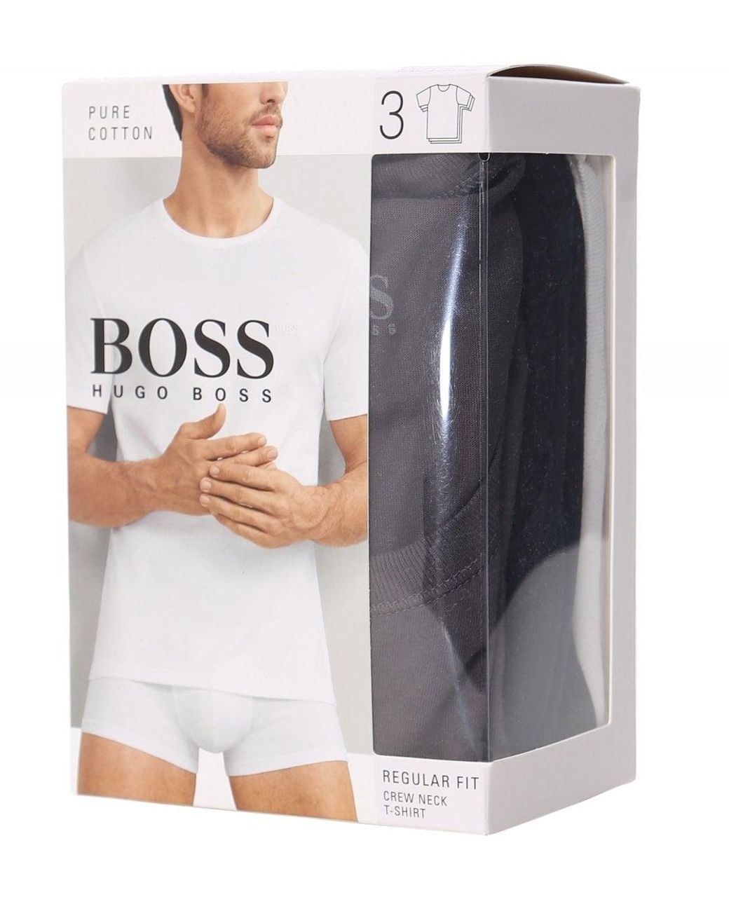 boss multi colour triple pack t shirts