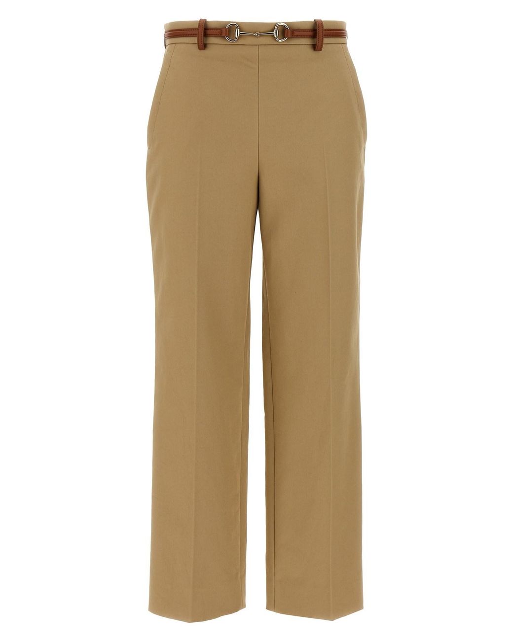 Gucci Natural Horsebit Pants