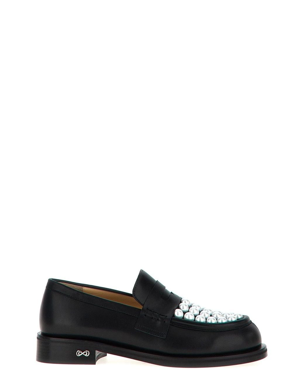 Mach & Mach Black 'Sirene' Loafers