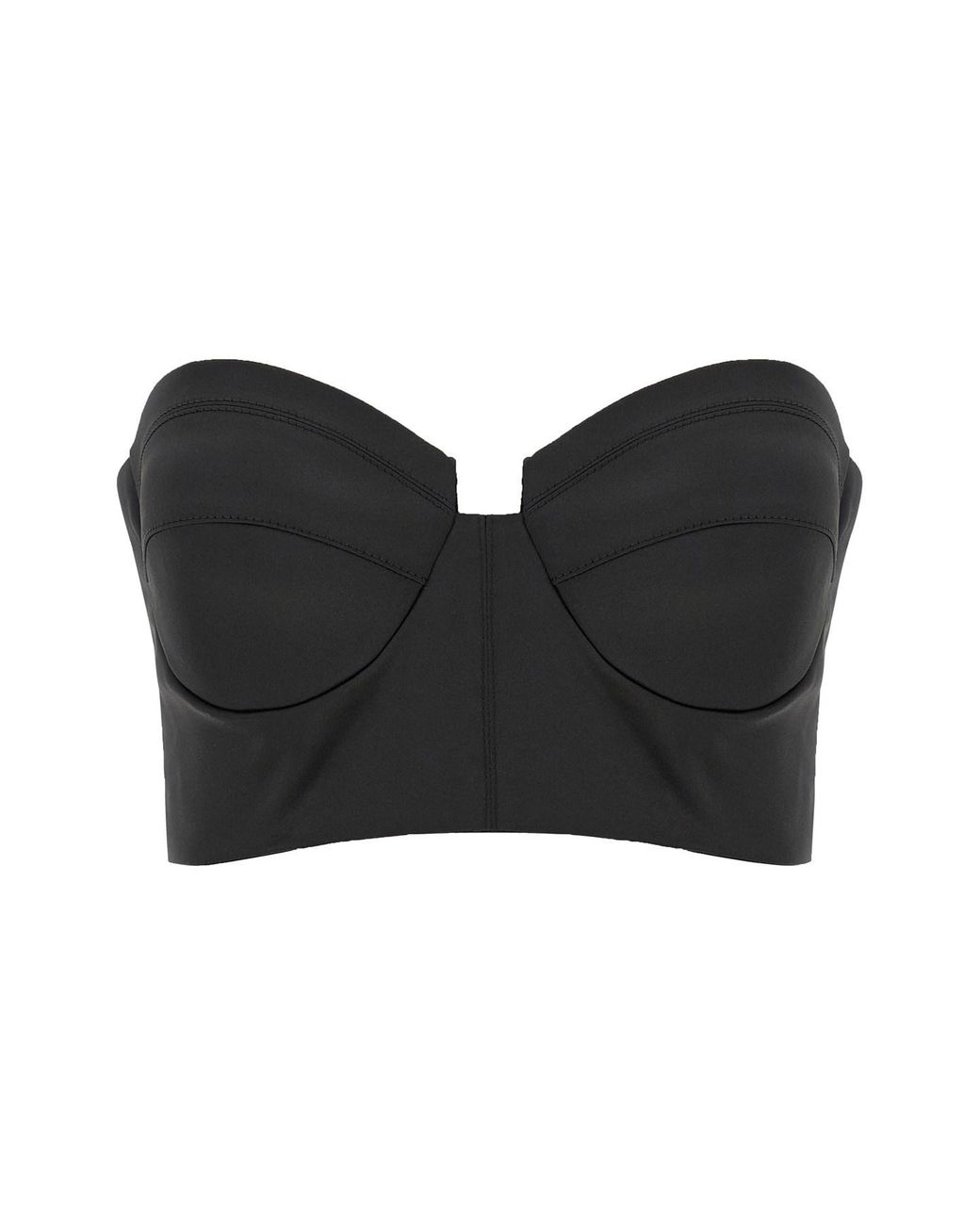 Elisabetta Franchi Black Bustier Top