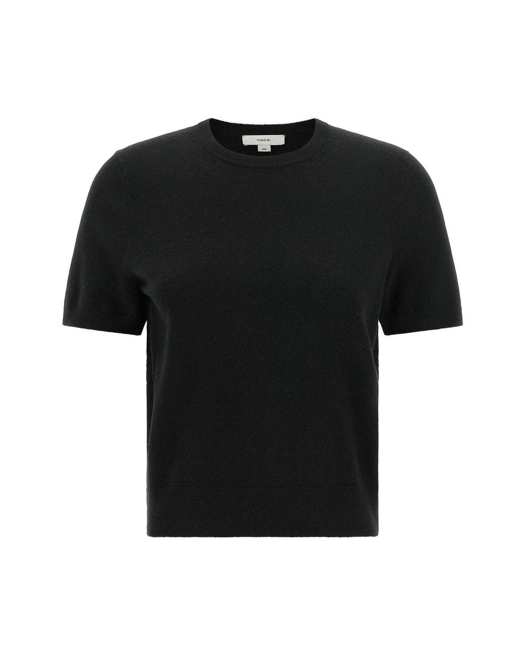 Vince Black Wool And Cashmere Knit Top