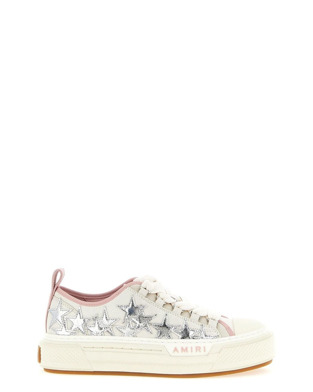 Amiri White Sneaker 'Metallic Stars Court Low'