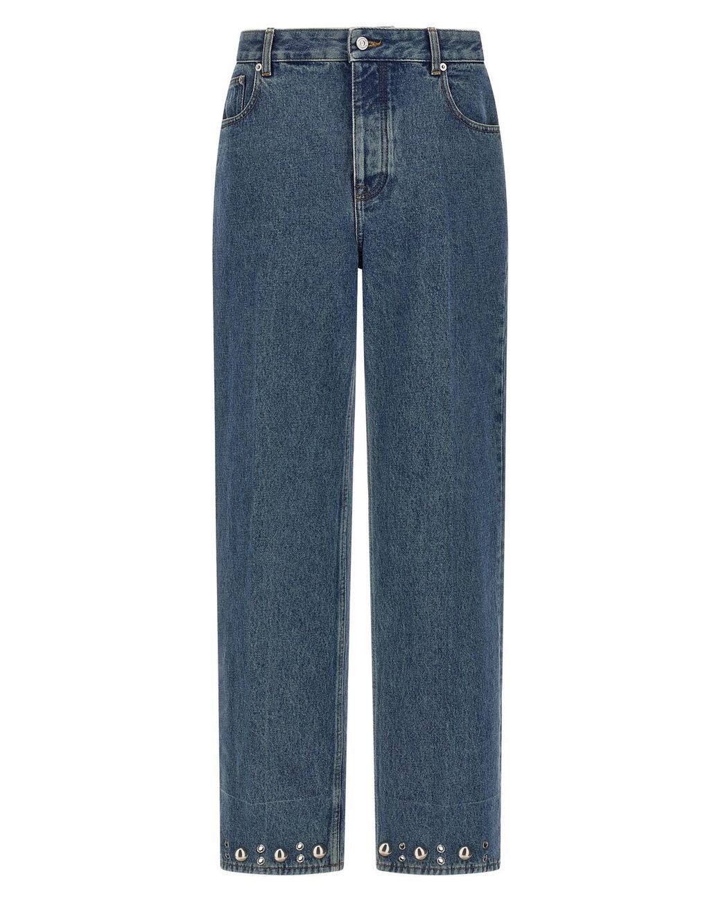 Valentino Garavani Blue 'boule' Jeans for men