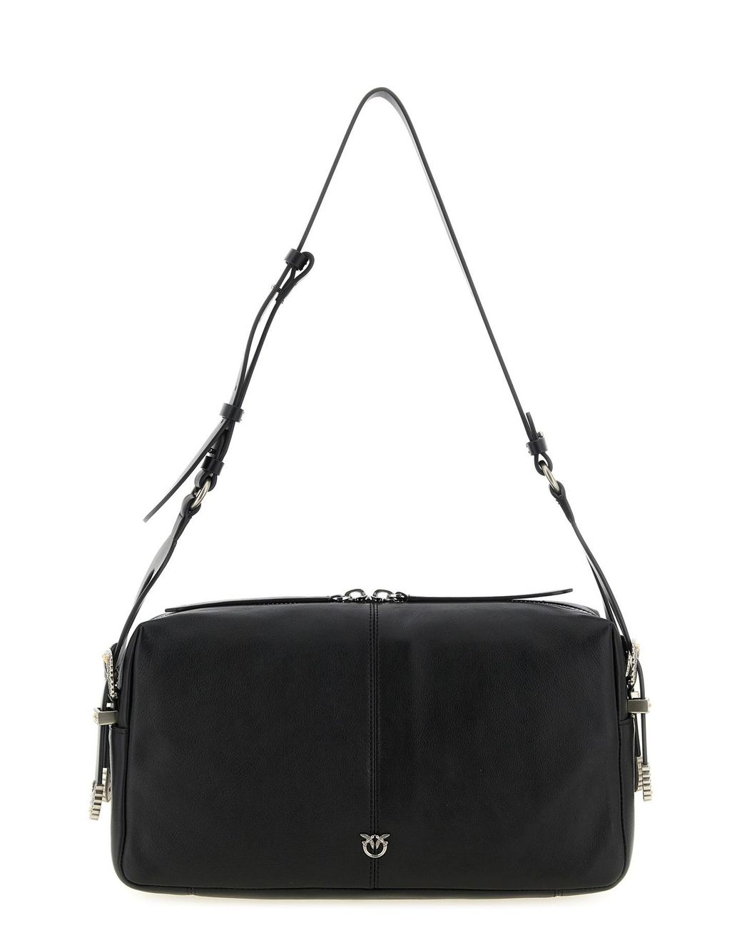 Pinko Black 'Keeper' Medium Shoulder Bag