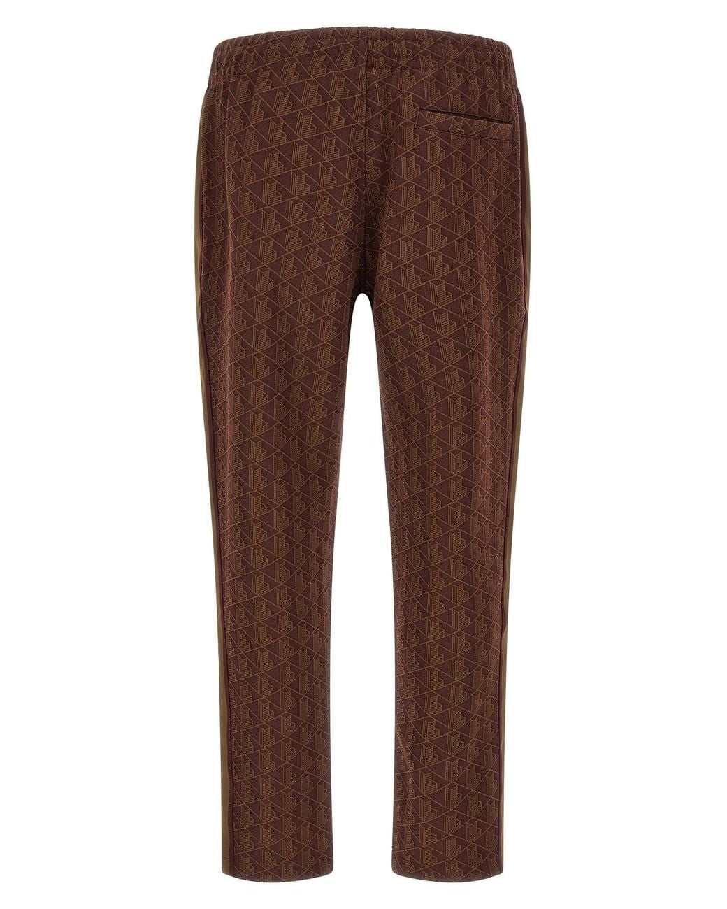 Lacoste Brown 'Paris' Jogging Trousers for men