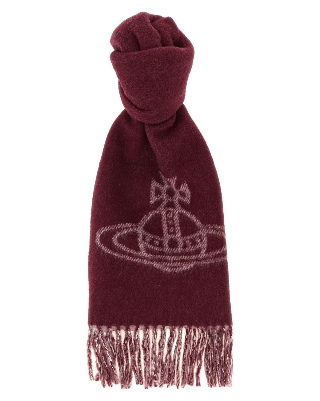 Vivienne Westwood Purple 'Double Face' Scarf