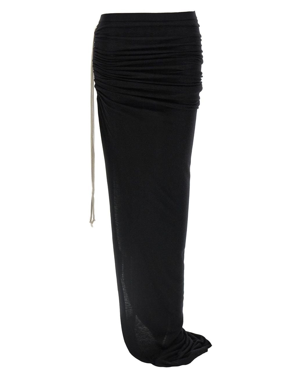 Rick Owens Black Skirt 'Edfu Skirt'