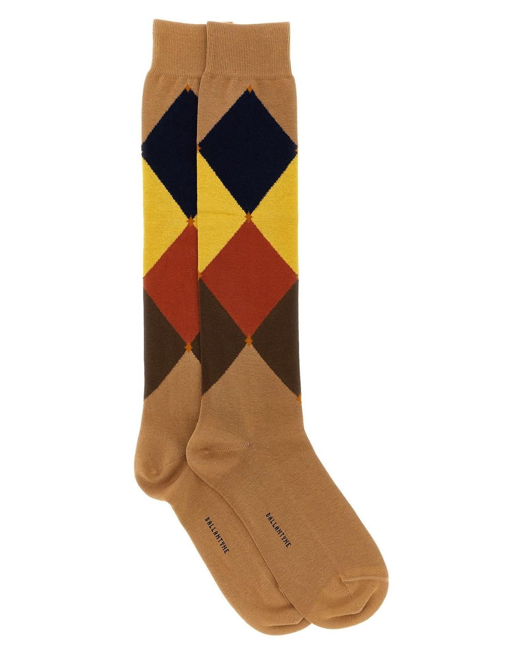 Ballantyne Multicolor Diamond-shaped Socks for men