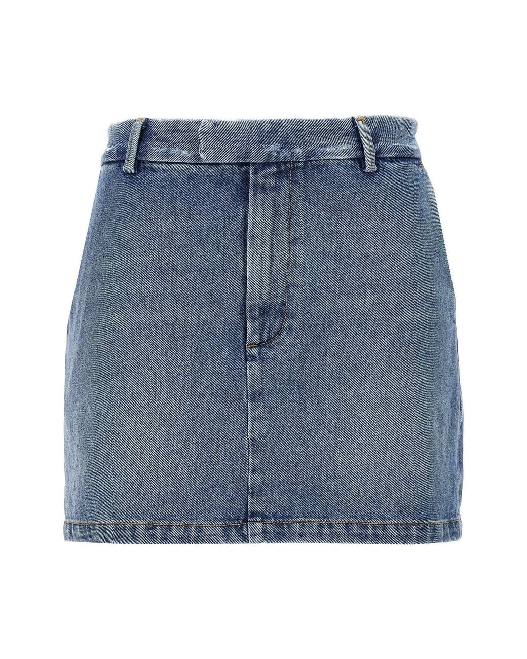 ARMARIUM Blue 'Lula' Mini Skirt