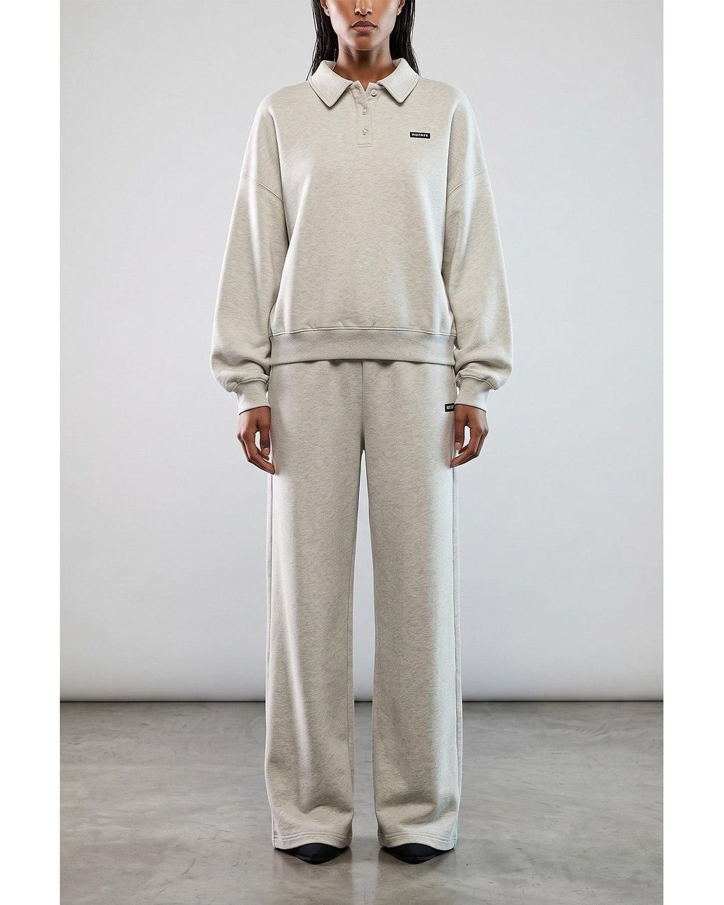 ROTATE BIRGER CHRISTENSEN White Fleece Pants