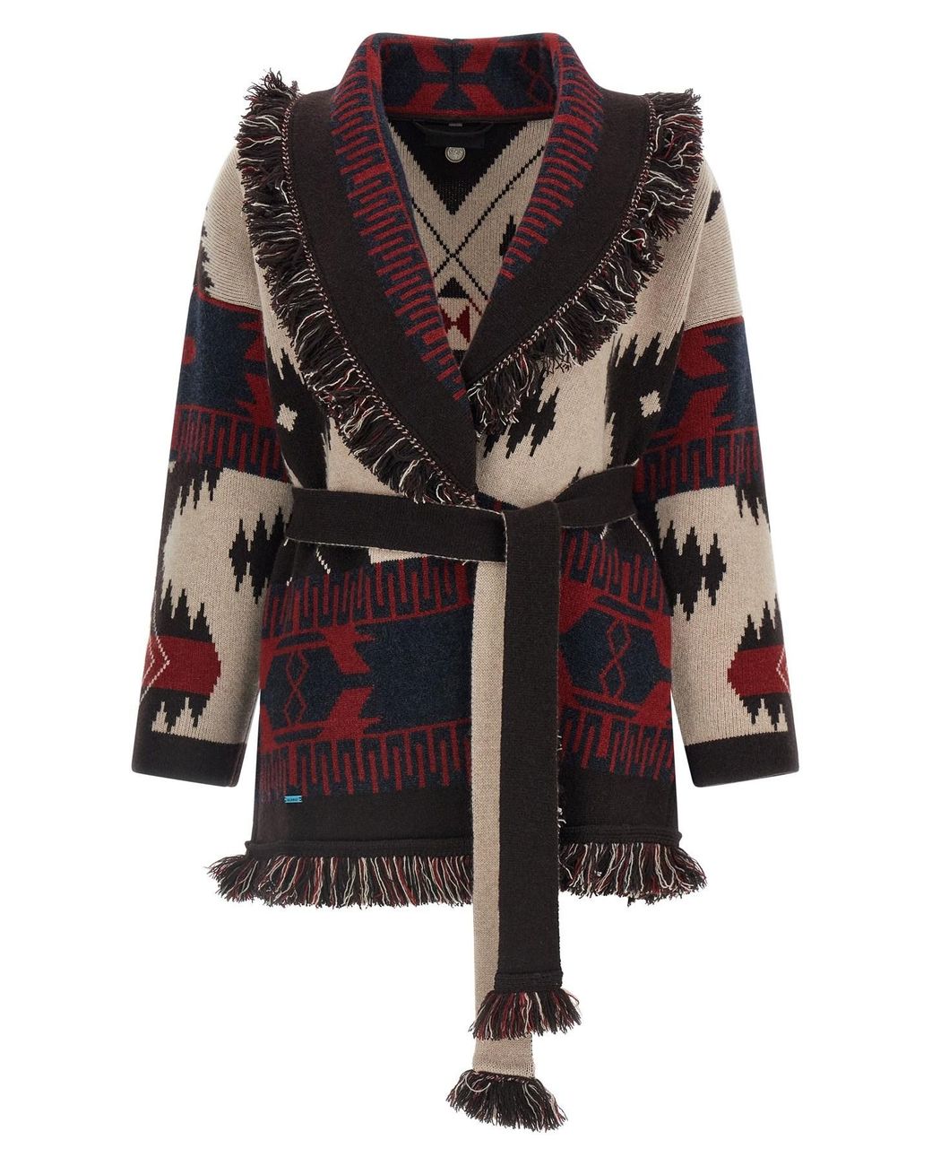 Alanui Black 'Icon' Cardigan