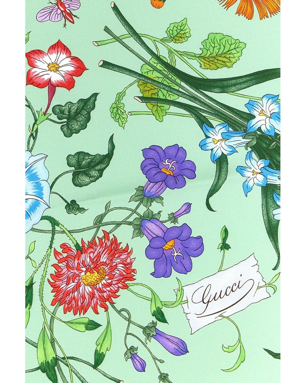 Carré Flora' di Gucci in Green