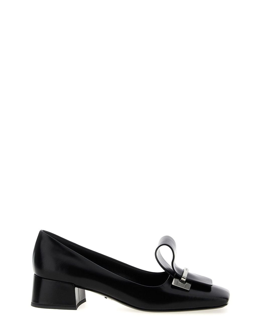 Prada Black Pumps 'Calzature Donna Spazzolato'