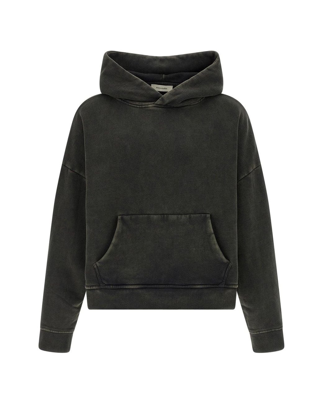 Entire studios Black 'Heavy' Hoodie for men