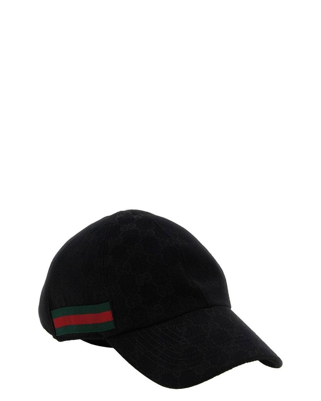 Gucci Black Gg Canvas Baseball Cap for men