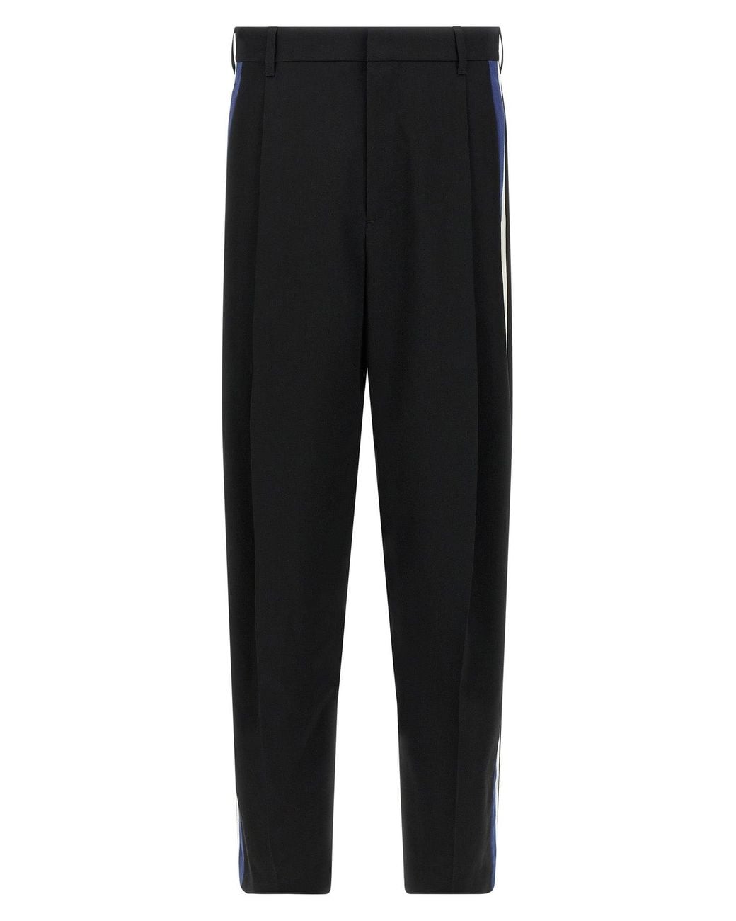 Marni Black Trousers 'Wool Trousers With Side Bands' for men