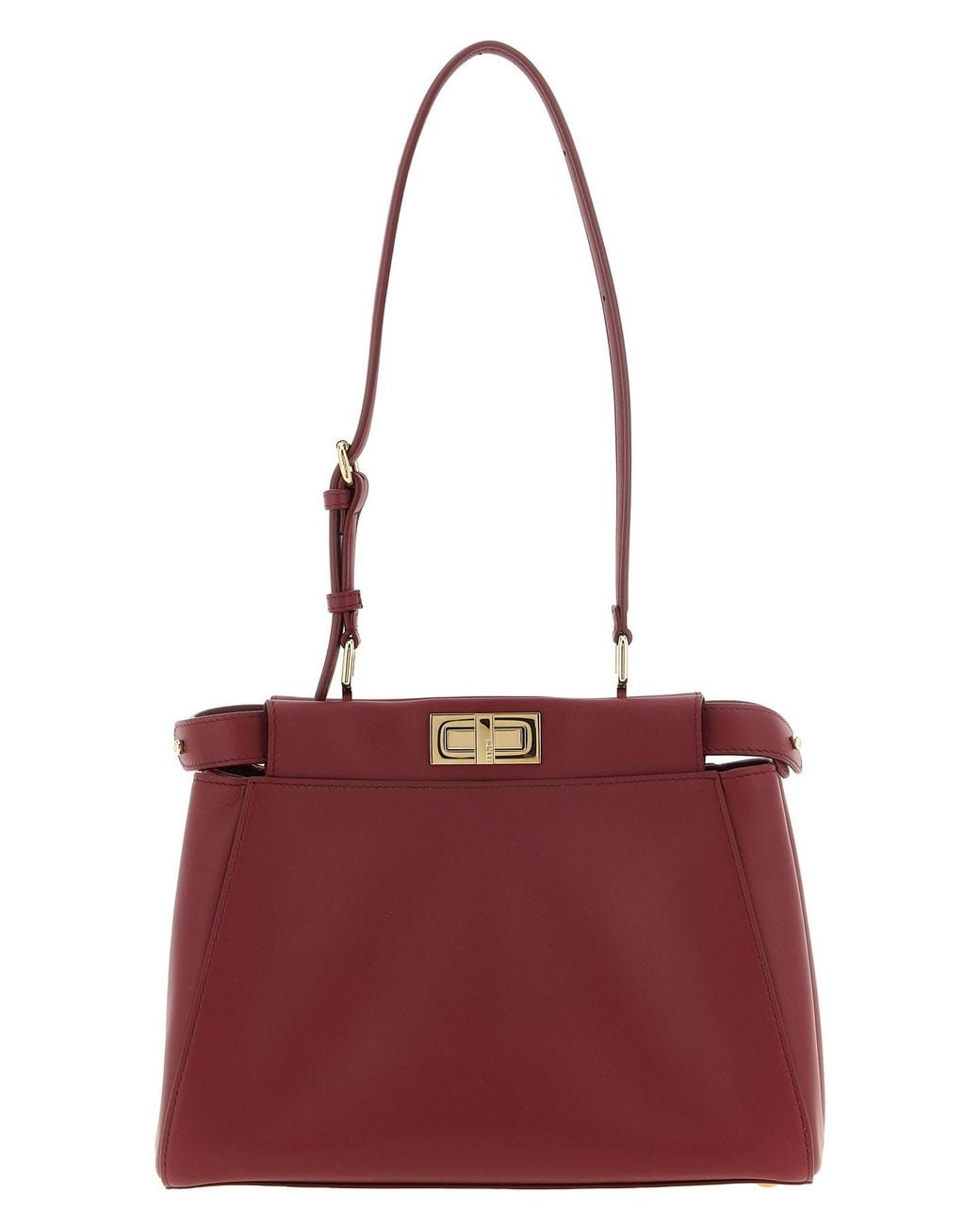 Fendi Red 'my Peekaboo®' Small Shoulder Bag
