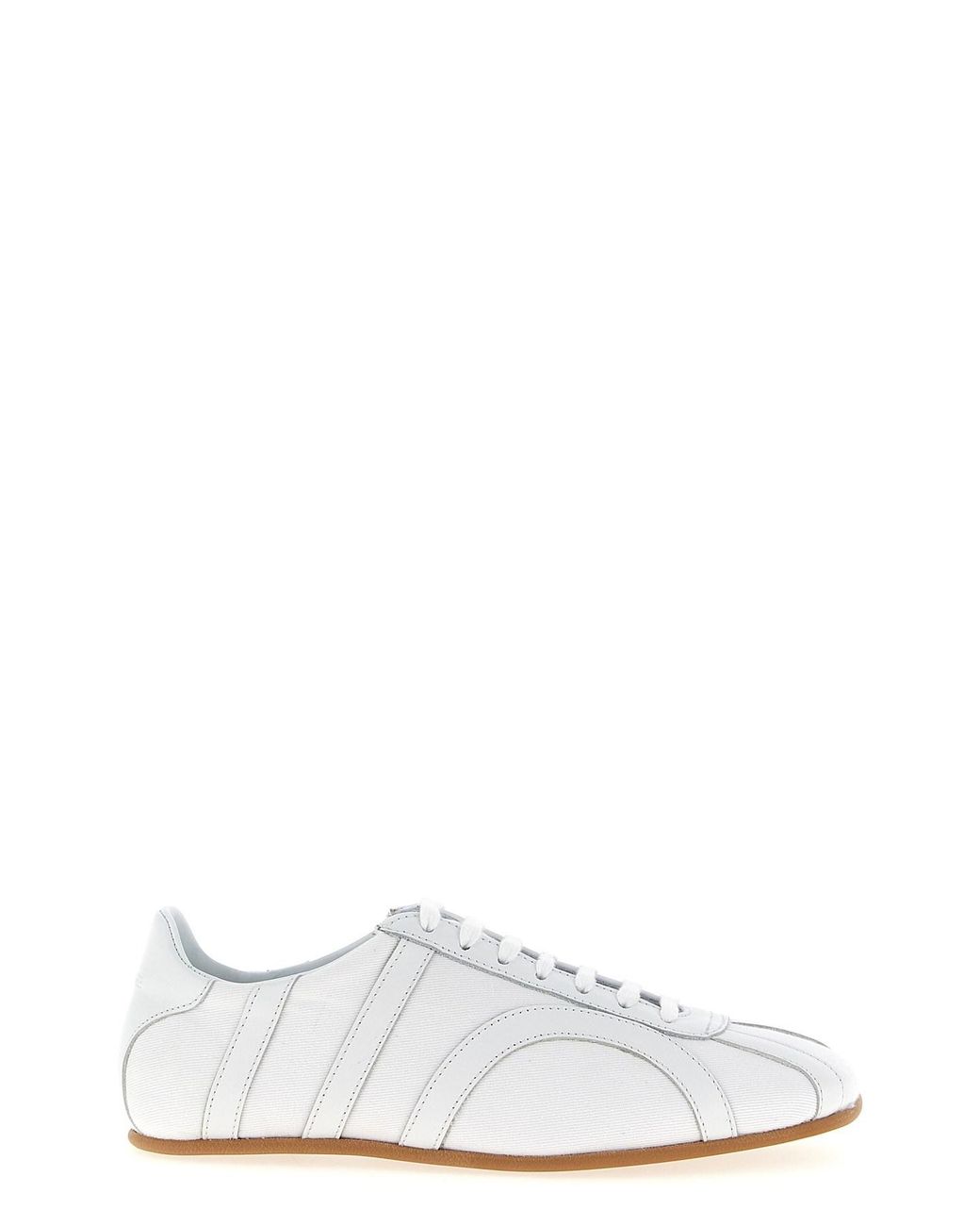 Totême White Canvas Sneakers