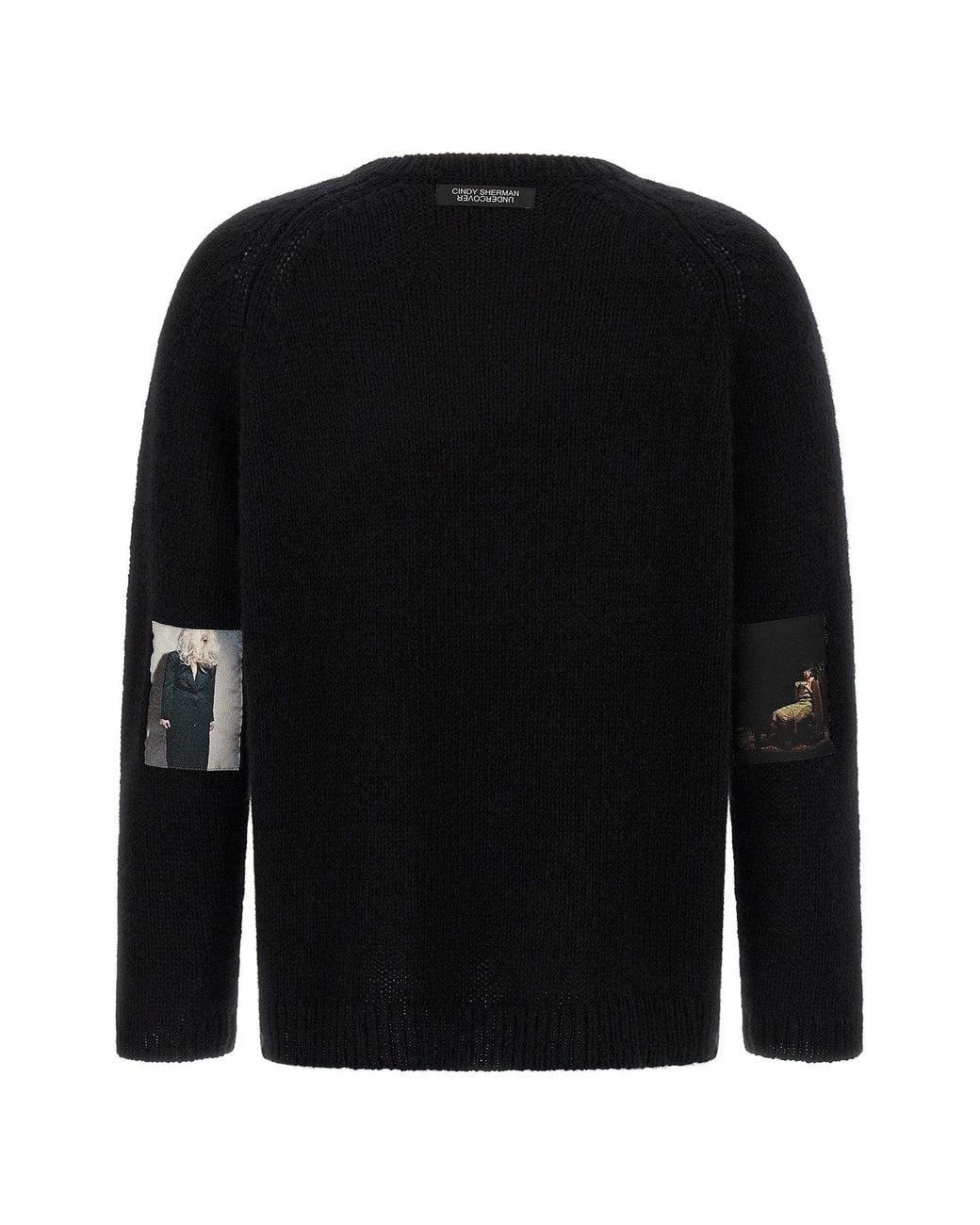Undercover Black Uc2F4908' Sweater Featuring Cindy Sherman's Artworks for men