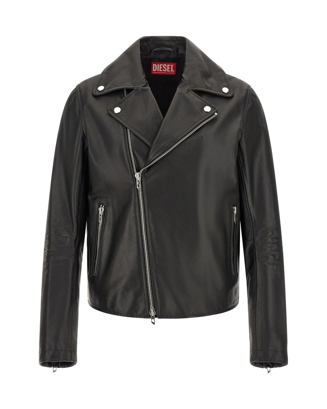DIESEL Black 'L-Eo-Wrd' Jacket for men