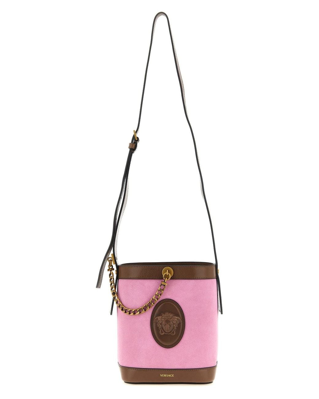 Versace Red Mini Bucket Bag