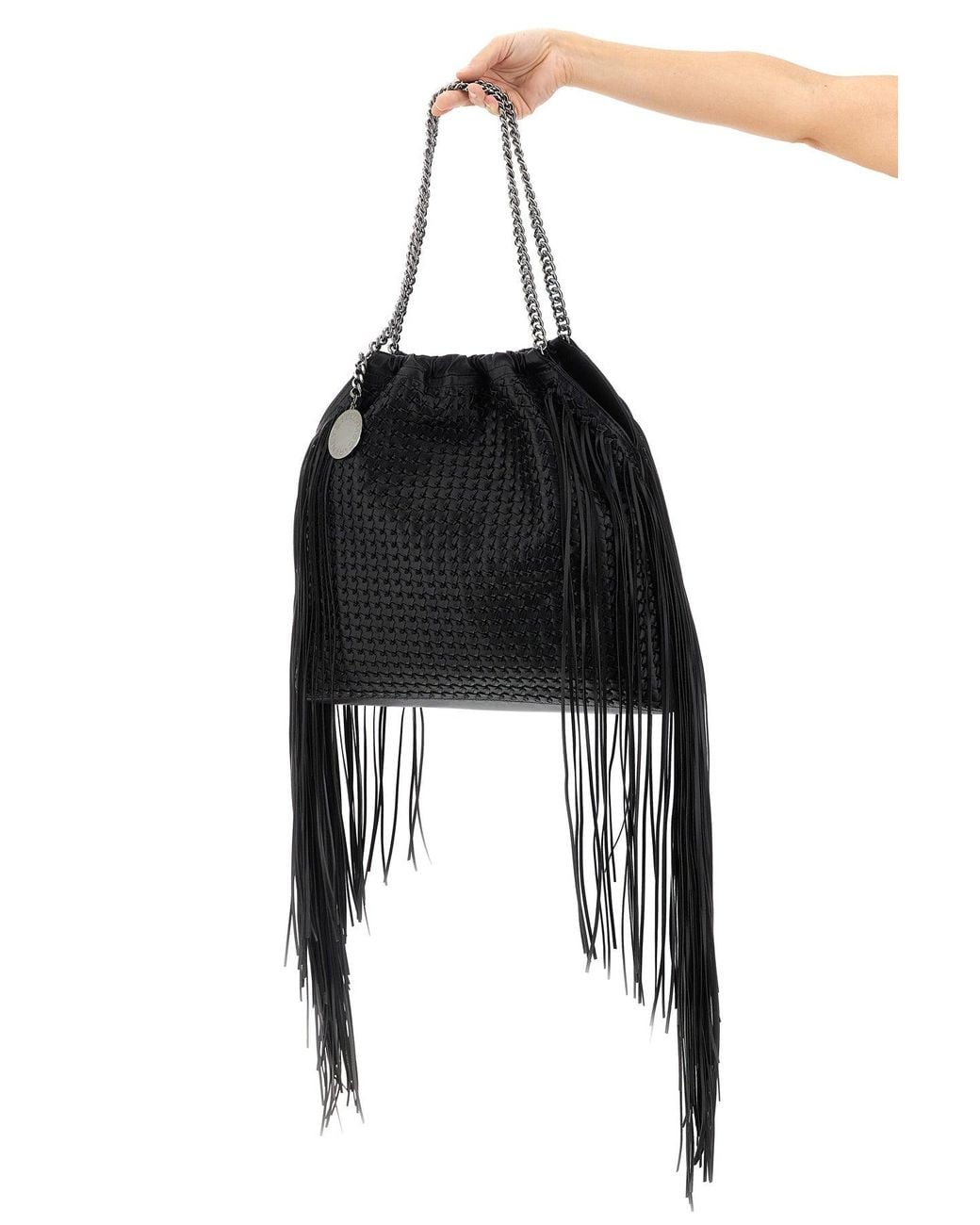 Stella McCartney Black Medium 'Falabella' Shoulder Bag