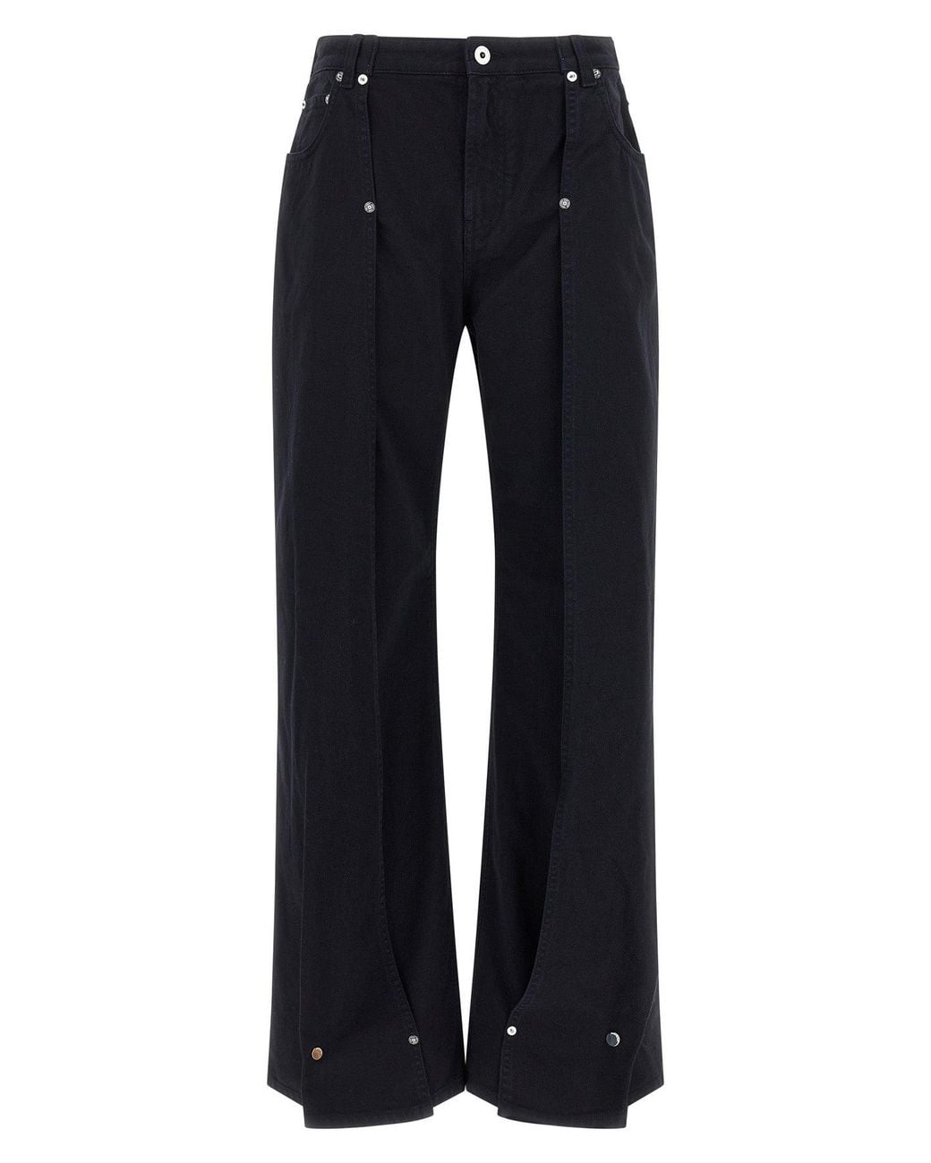 Jean Paul Gaultier Blue 'The Snap-Button Denim' Jeans