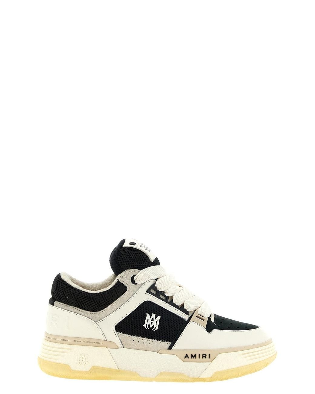 Amiri White Two-Tone 'Ma-1' Sneakers for men