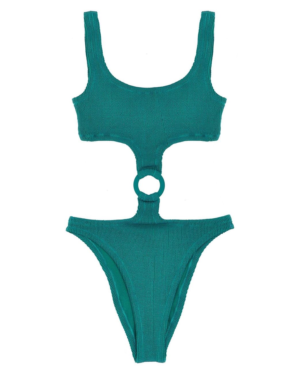 Mc2 Saint Barth Green 'Laurel' One-Piece Swimsuit