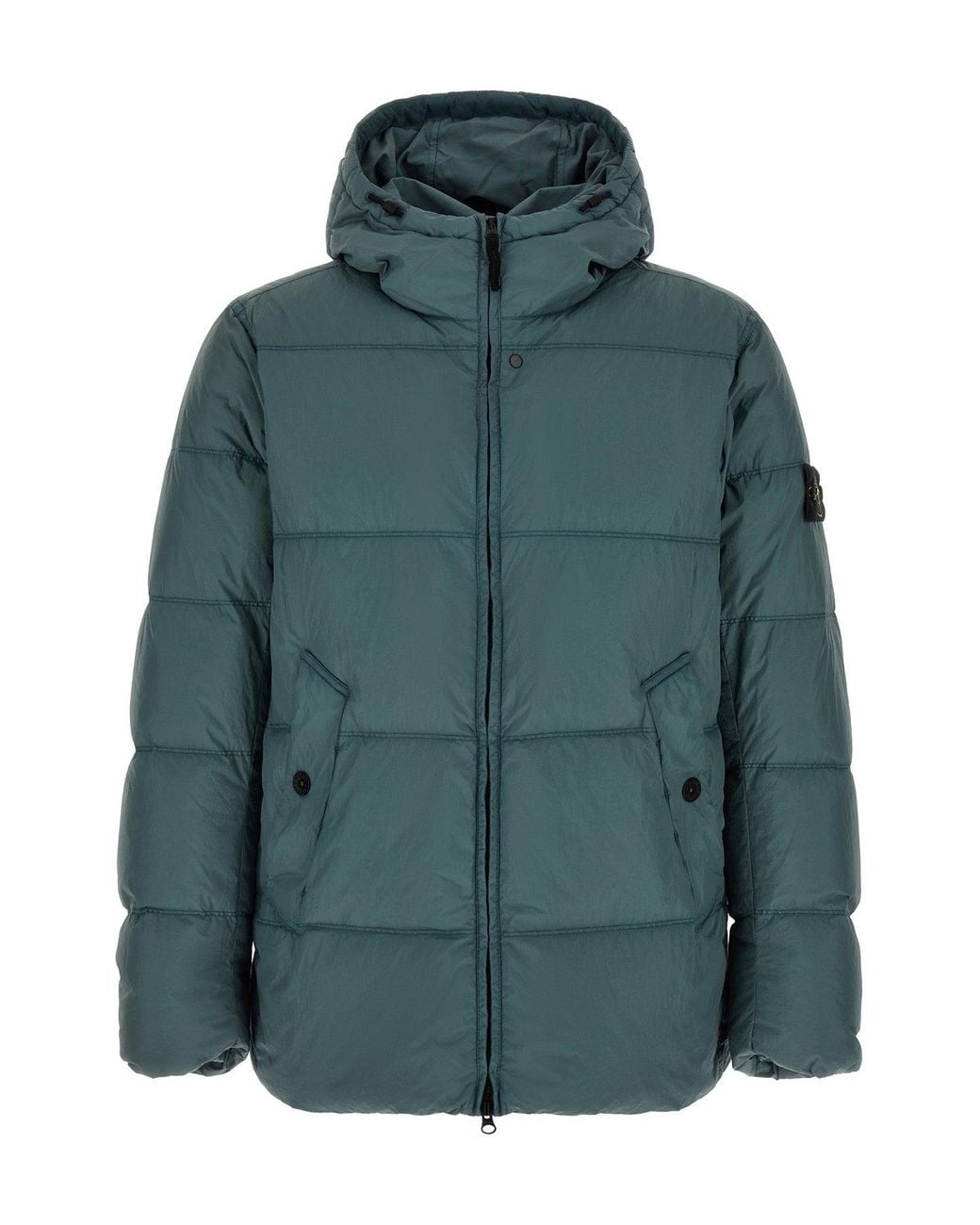 Stone Island Green Down Jacket '4100037' for men