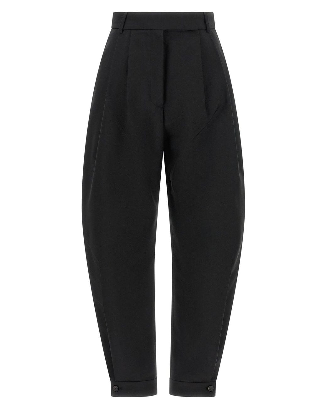 Rohe Black Sculptural Balloon Trousers