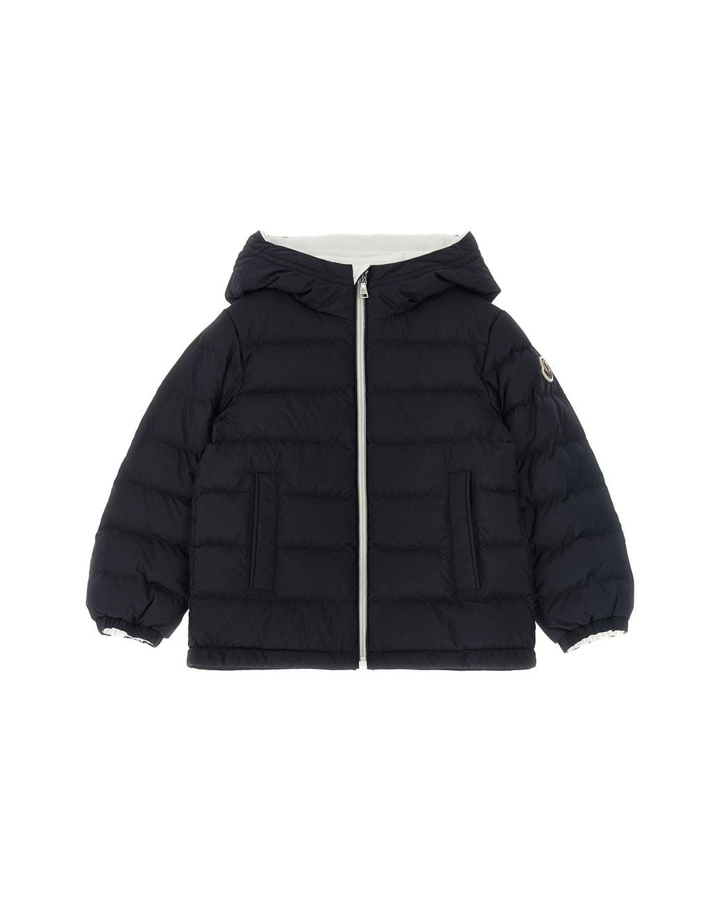 Moncler Blue Padded Jacket With Boudin Quilting for men