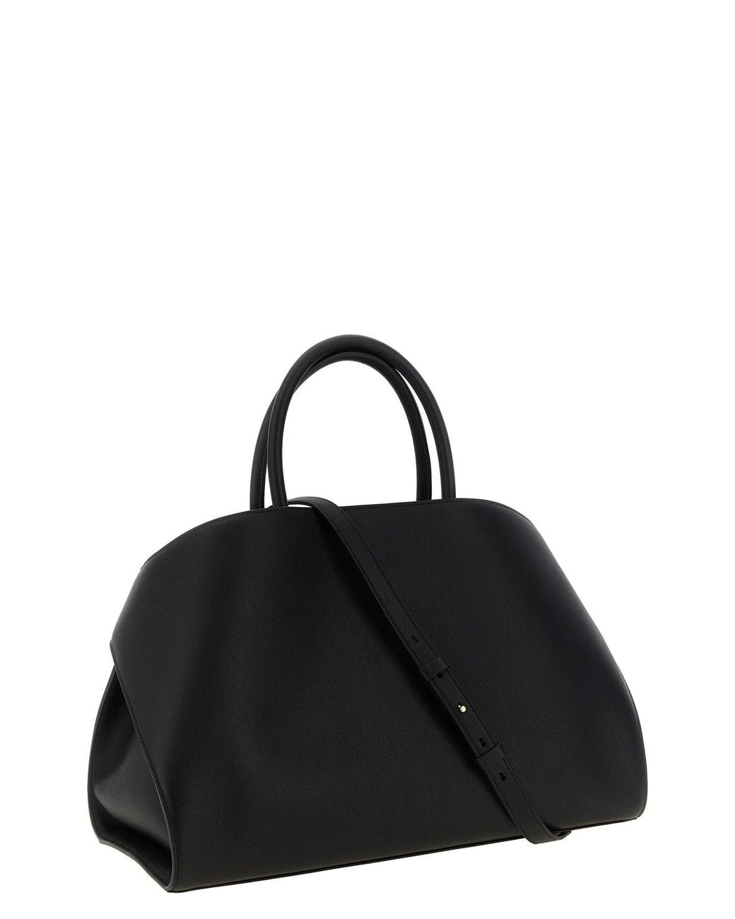 Ferragamo Black 'Hug M' Top Handle Bag