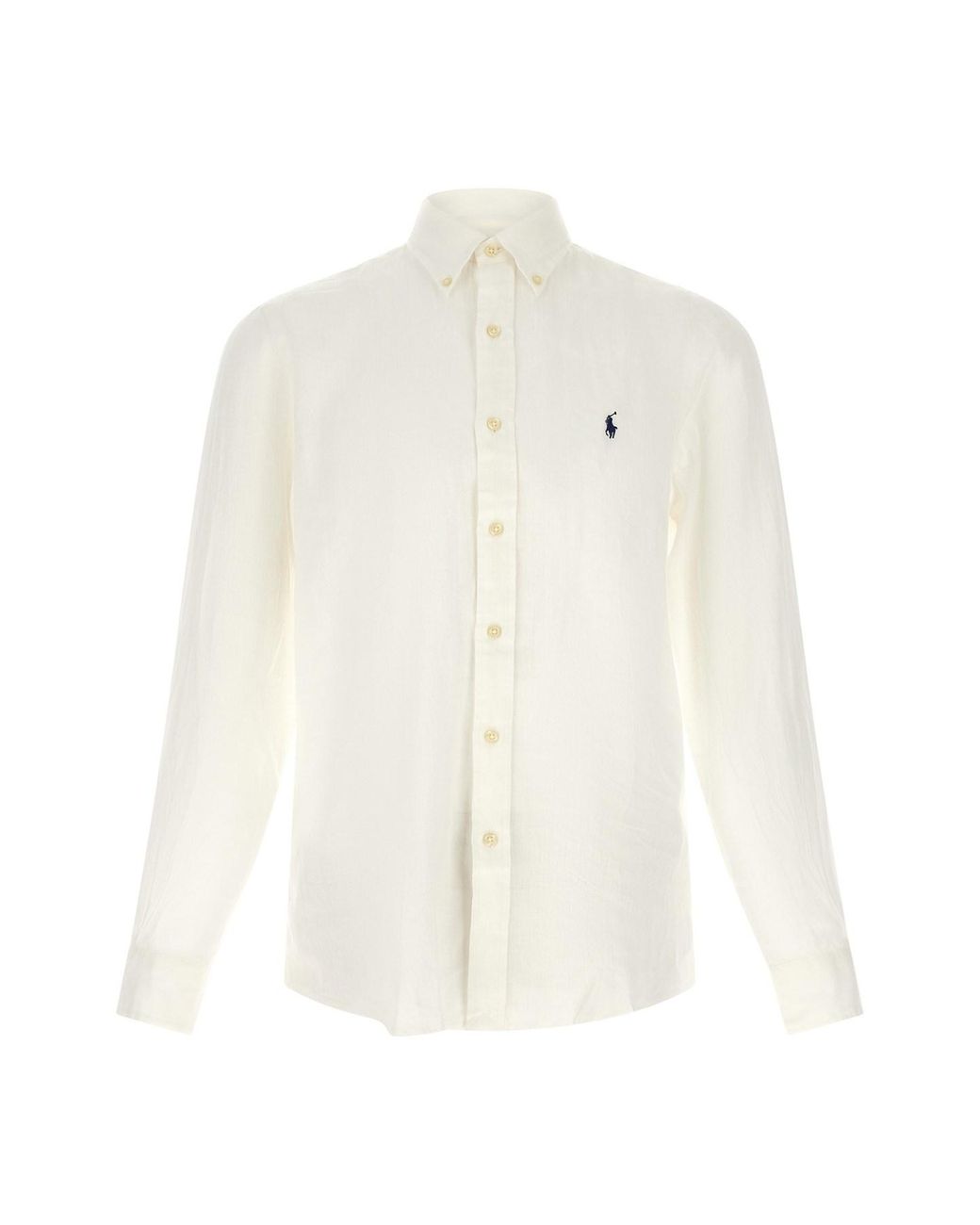 Polo Ralph Lauren Linen Shirt in White for Men | Lyst UK