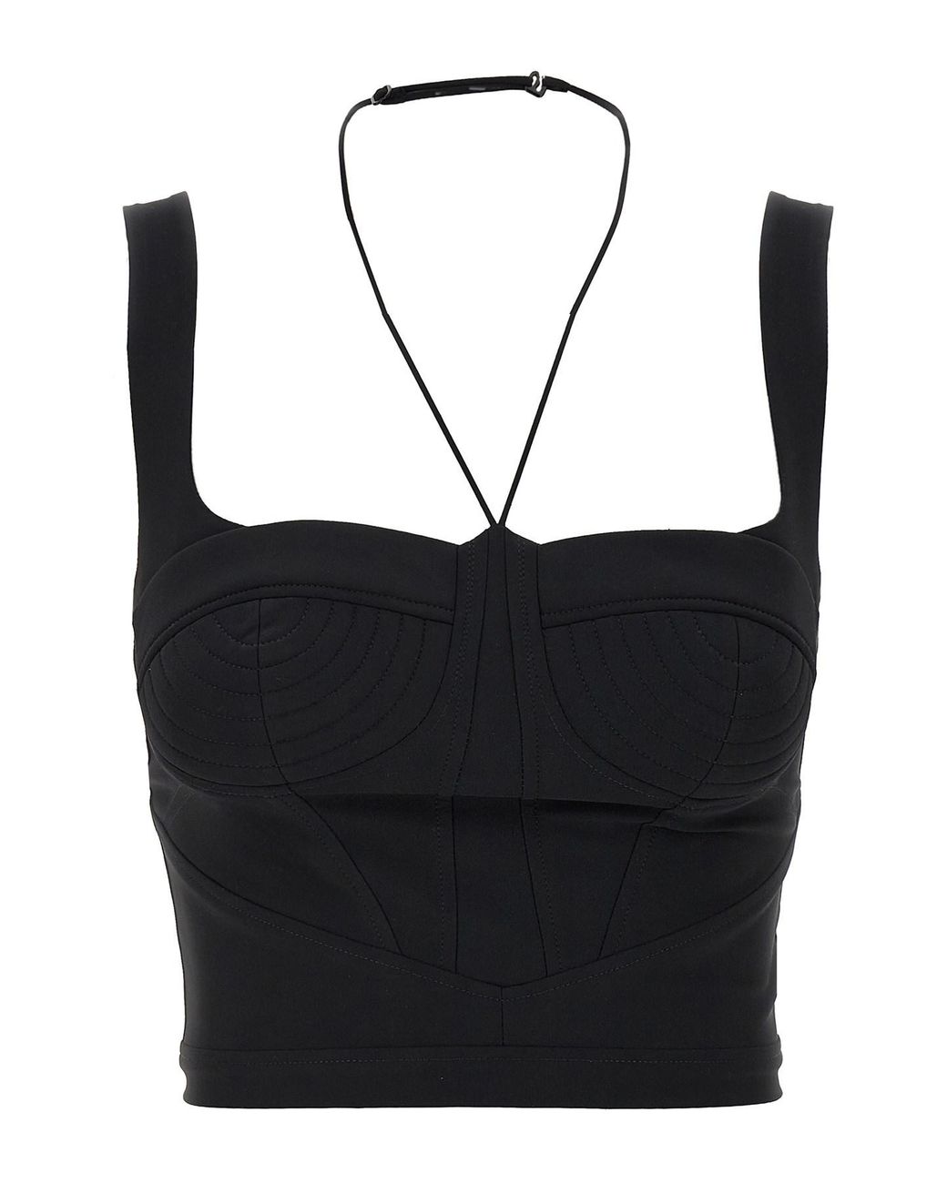 Nensi Dojaka Black Shaped Top