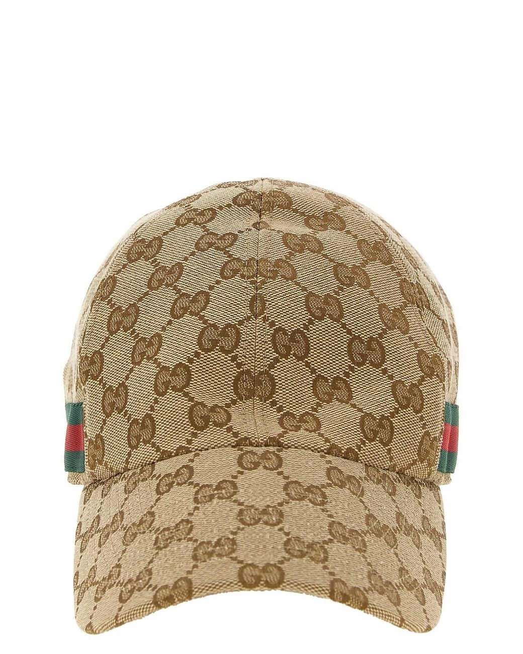 Gucci Natural Gg Fabric Cap for men