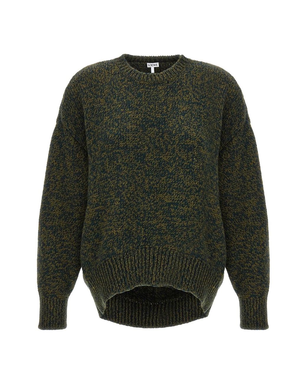 Loewe Green Double Neck Sweater