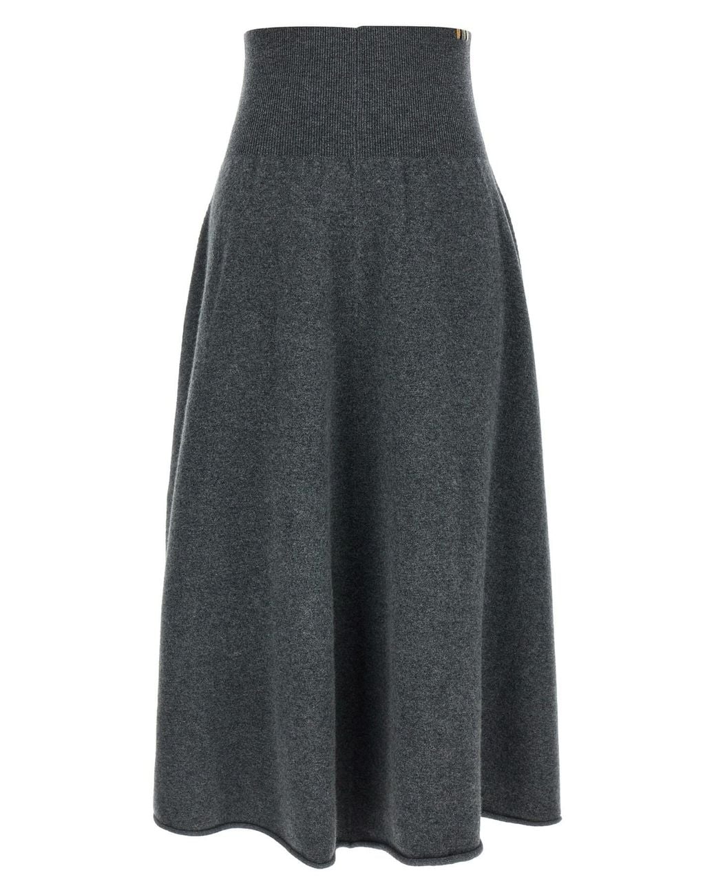 Extreme Cashmere Gray 'n°388 Ease' Skirt
