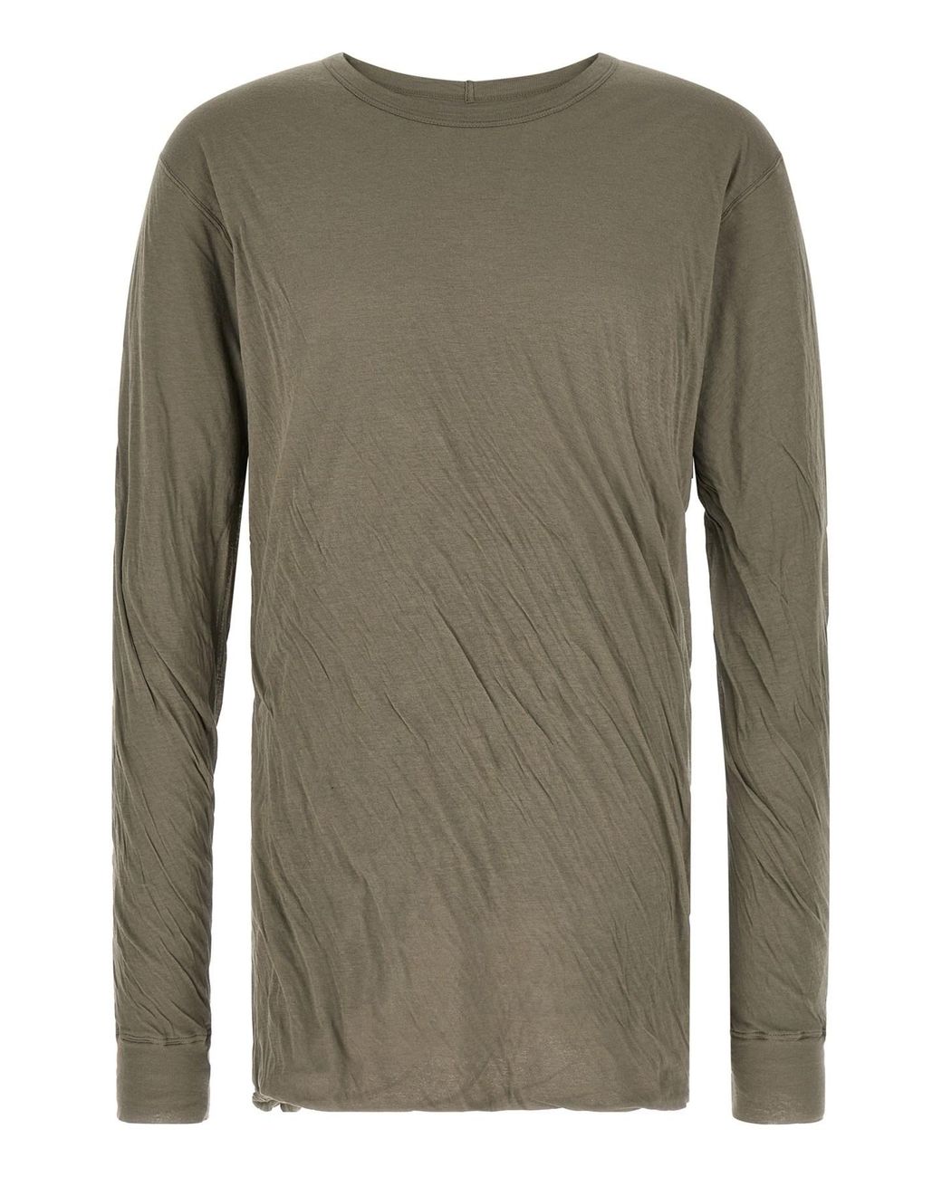 Rick Owens Green 'jumbo Double Ls T' T-shirt for men