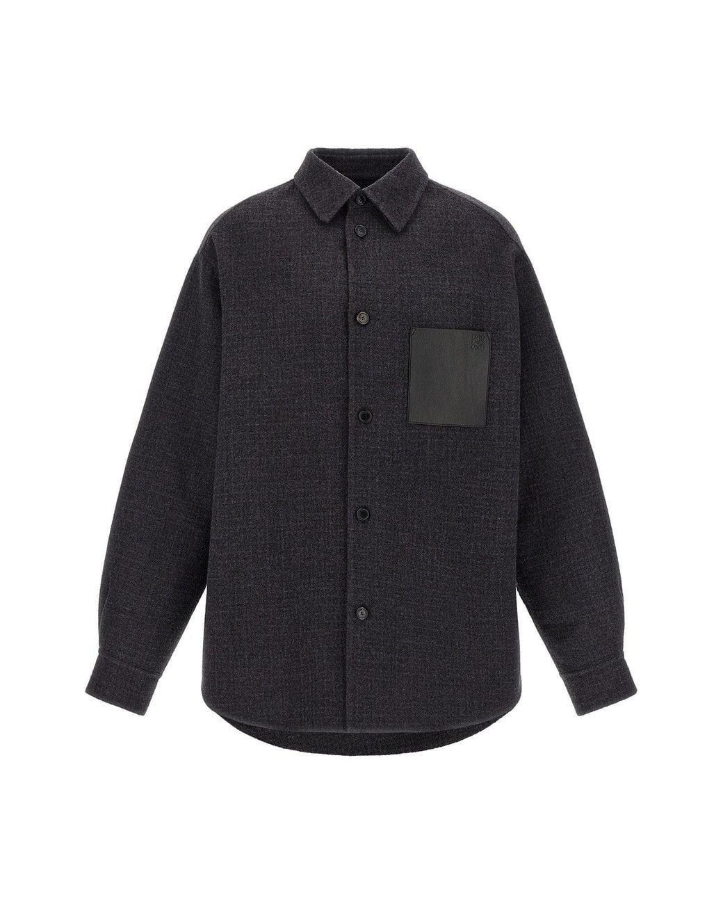 Loewe Blue 'Overshirt Anagram' Jacket for men