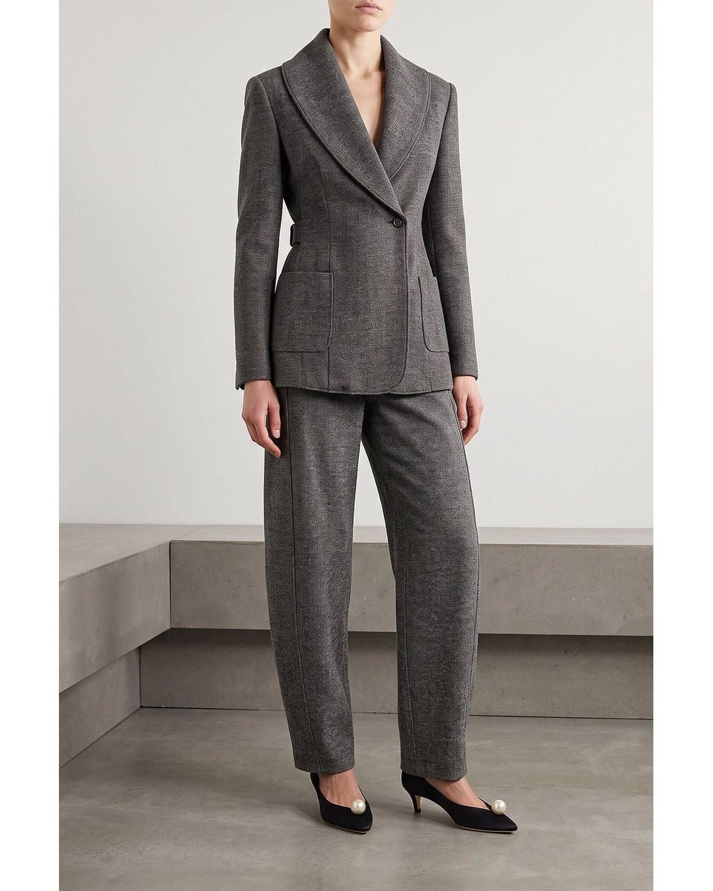 Magda Butrym Gray Trousers '04'