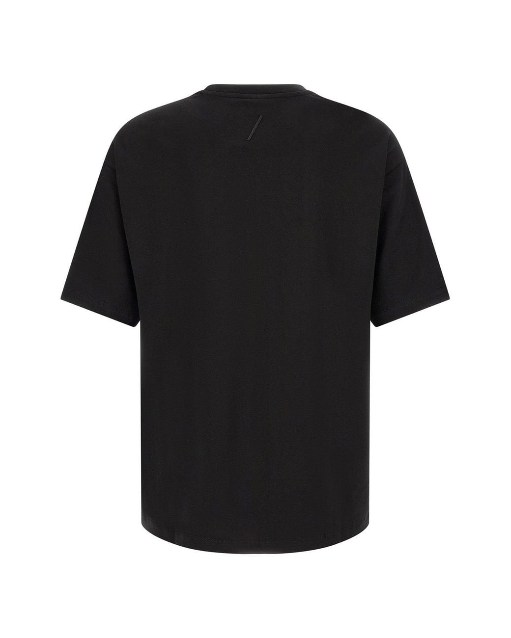 Thom Krom Black T-Shirt With Sartorial Detail for men