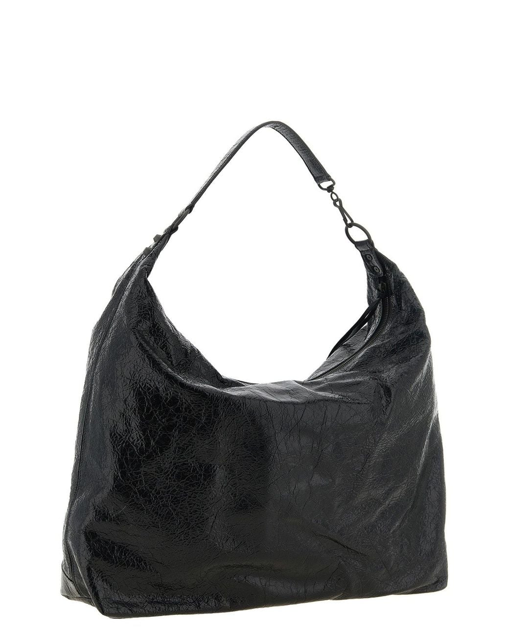 Balenciaga Black Large 'Hobo Le City' Shoulder Bag