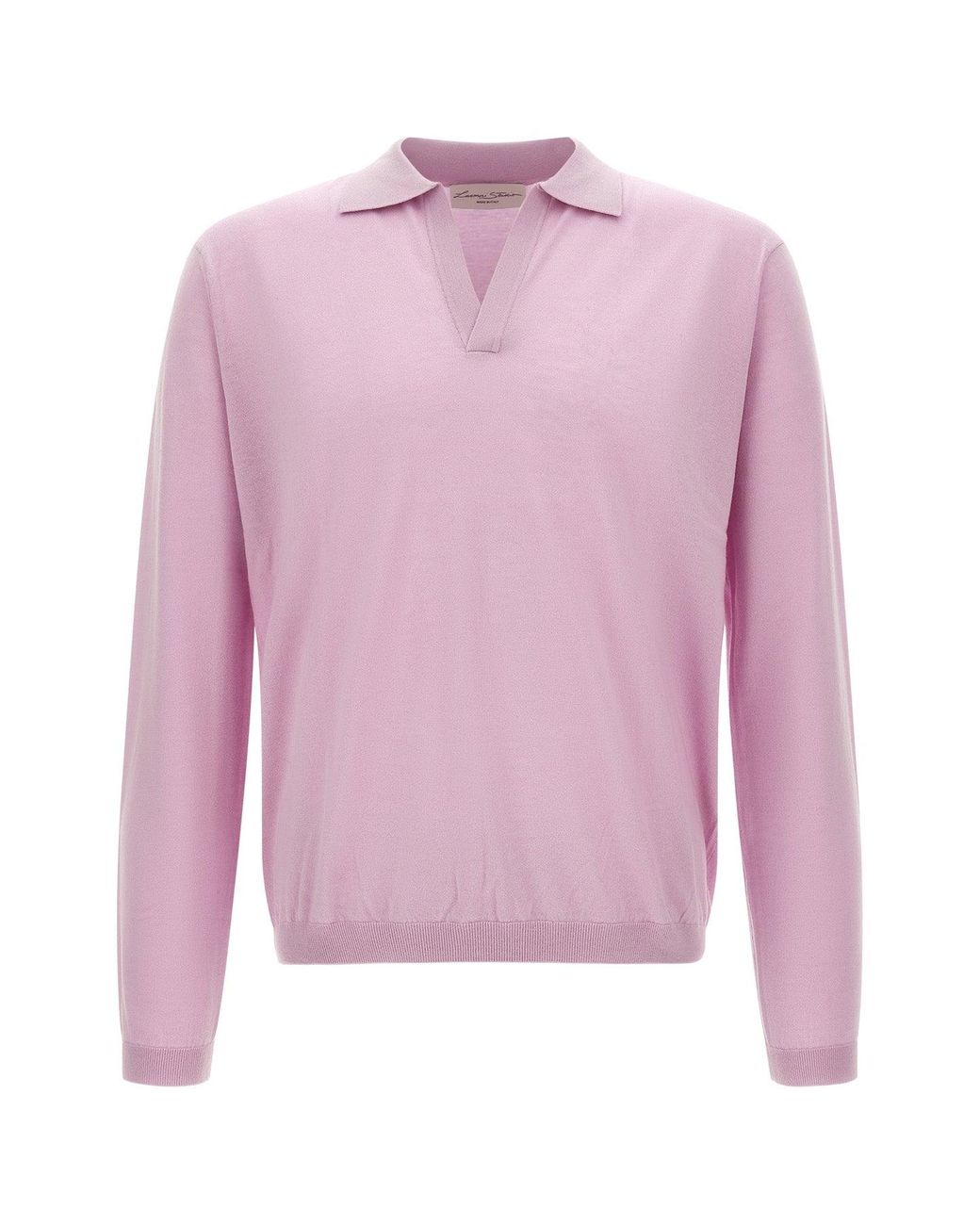 LARMERI STUDIO Pink The 'Touch' Polo Shirt for men