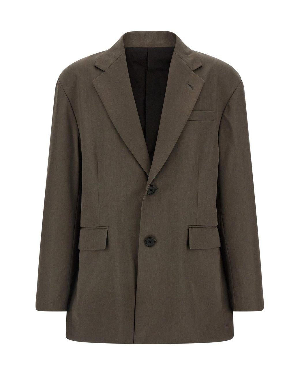 Ssstein Brown The Oversized Single-Breasted Blazer for men
