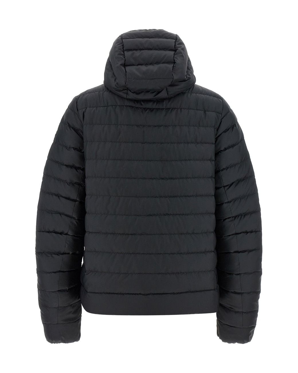 Canada Goose Black Down Jacket With Tonal Logo
