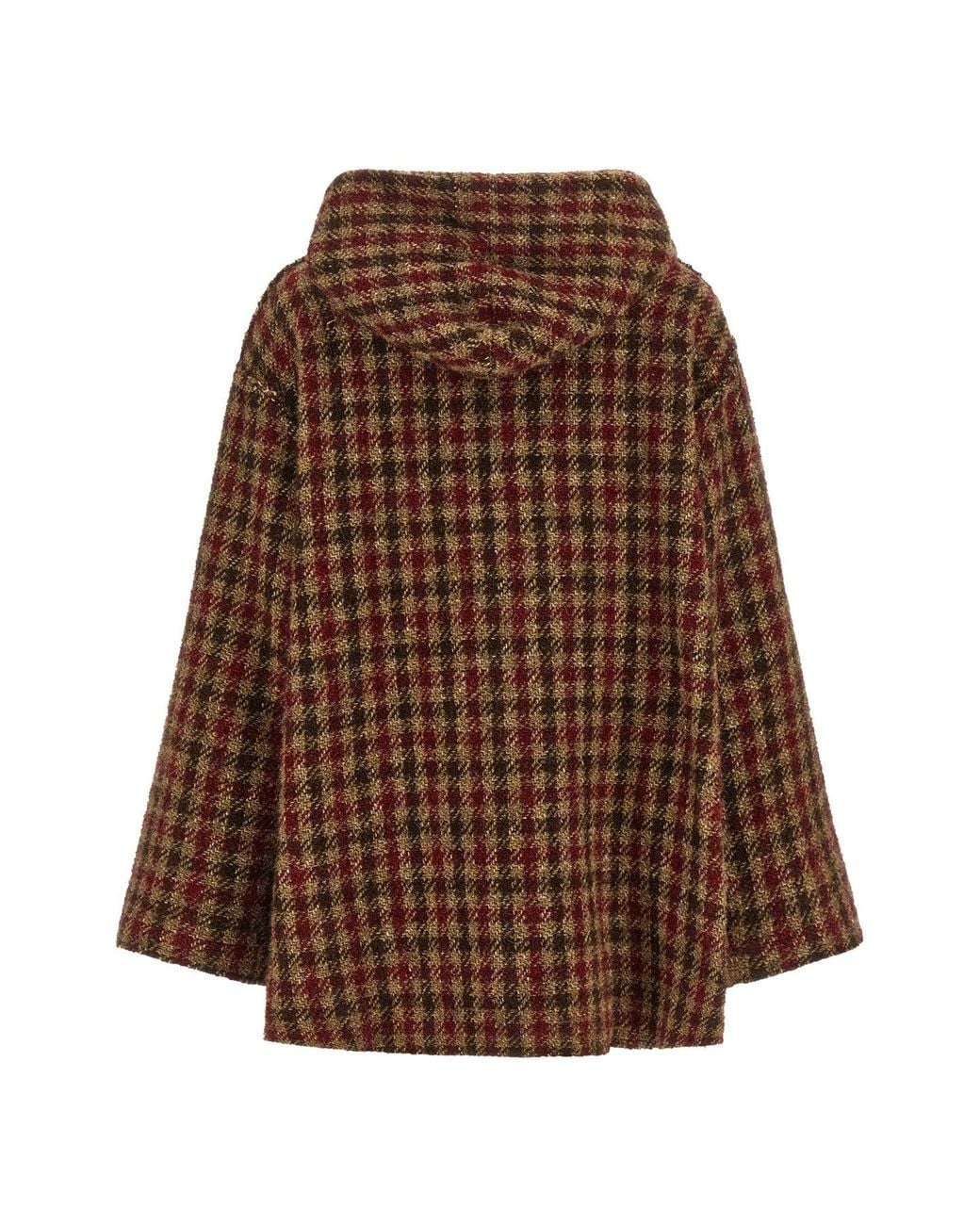 R13 Brown Oversized Jacket With Raw-Cut Edges