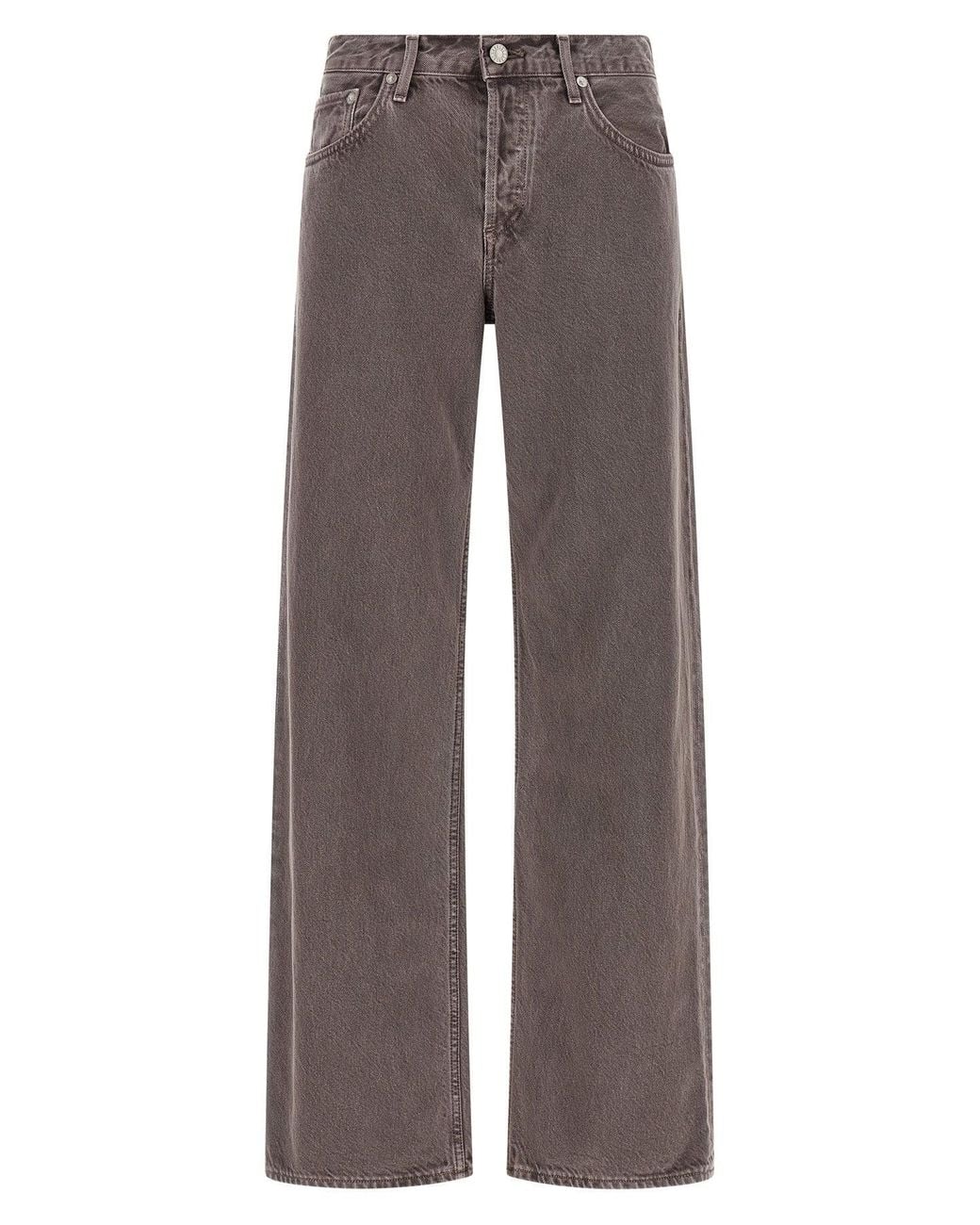 Agolde Gray Jeans 'Low Rise Loose'