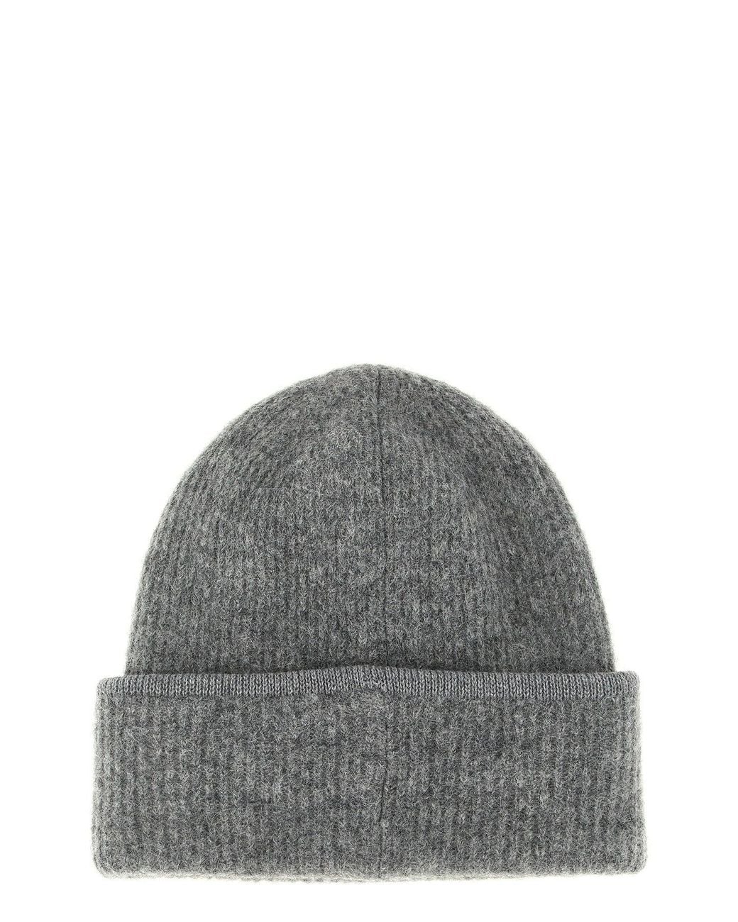 Jacquemus Gray Le Bonnet Gros-Grain Beanie for men