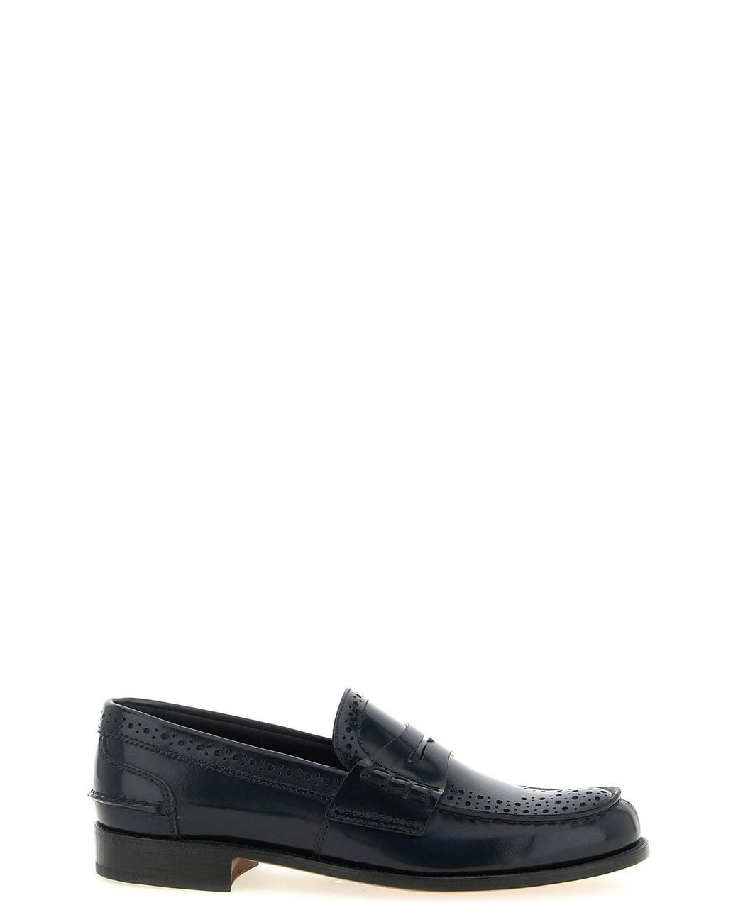 Church's Black Robin Calf Leather Loafer